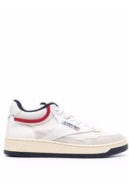 Autry side logo-patch sneakers - Bianco