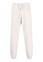 Autry brushed-effect cotton track pant - Toni neutri