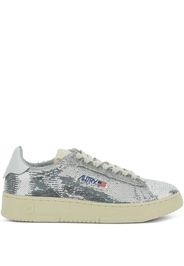 Autry sequin embellished sneakers - Argento