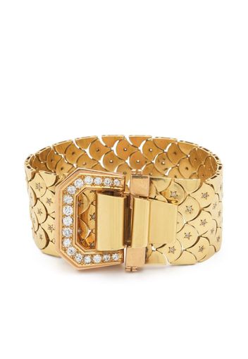 Auverture Vintage Collection Bracciale con fibbia in oro giallo 18kt con diamanti Pre-owned anni '40