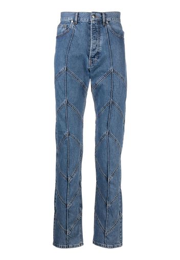 AV Vattev mid-rise straight-leg jeans - Blu