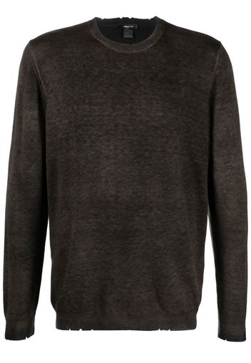 Avant Toi crew-neck long-sleeve jumper - Verde