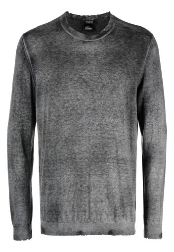 Avant Toi raw-cut edge sweatshirt - Grigio