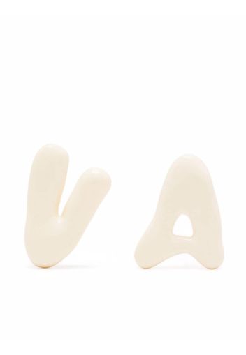 AVAVAV AV logo stud earrings - Toni neutri