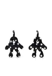 AVAVAV Old Lady chunky-design earrings - Nero