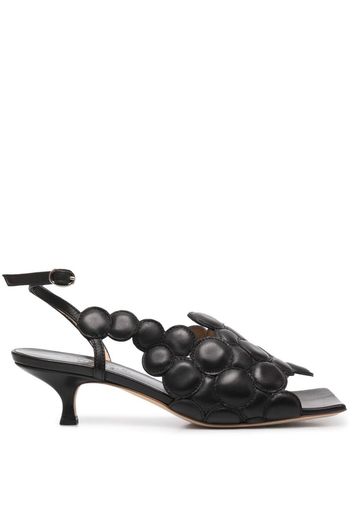 A.W.A.K.E. Mode open-toe leather sandals - Nero