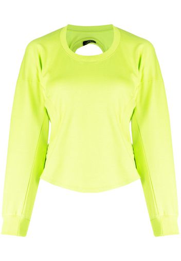 A.W.A.K.E. Mode Top a maniche lunghe con dettaglio cut-out - Verde