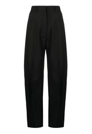 A.W.A.K.E. Mode high-waisted slit tapered trousers - Nero