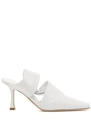 A.W.A.K.E. Mode Pumps in pelle 90mm - Bianco