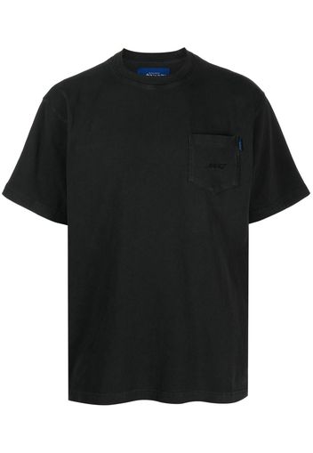 Awake NY logo-embroidered cotton T-shirt - Nero