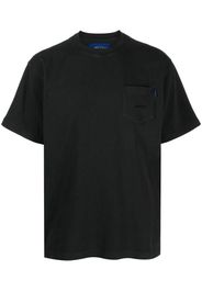 Awake NY logo-embroidered cotton T-shirt - Nero