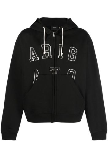 Axel Arigato logo-lettering hoodie - Nero