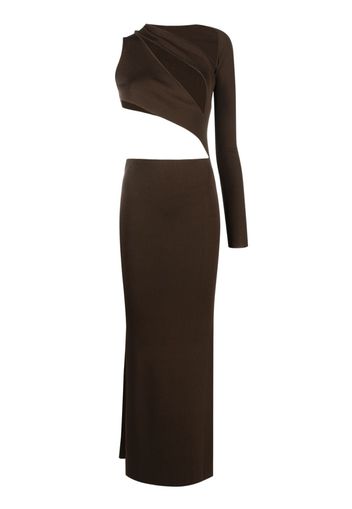 Aya Muse Actin cut-out maxi dress - Marrone