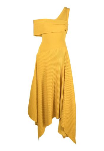 AZ FACTORY Sundance asymmetric maxi dress - Giallo