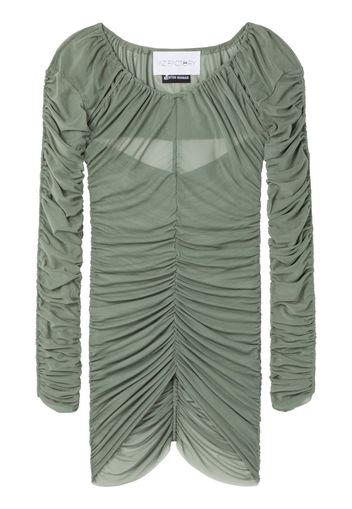 AZ FACTORY Top con ruches Az Factory x Ester Manas - Verde