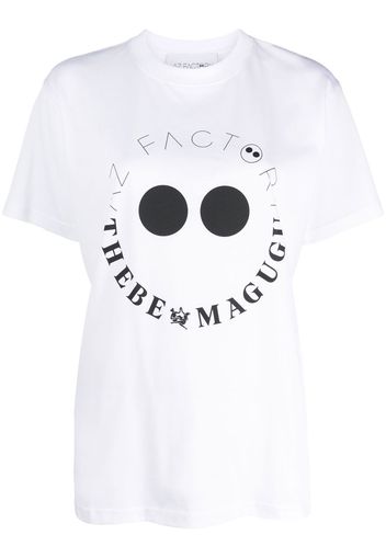 AZ FACTORY x Thebe Magugu logo-print T-shirt - Bianco