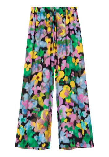 AZ FACTORY Pantaloni Sunrise a fiori - Rosa