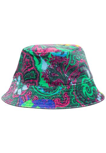 AZ FACTORY paisley-print velvet-finish bucket hat - PSY1