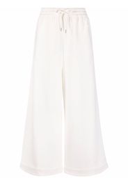 AZ FACTORY organic-cotton wide track pants - Bianco