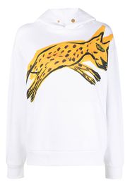 AZ FACTORY Felpa Pouncing Cheetah con cappuccio - Bianco