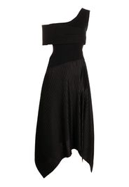 AZ FACTORY Sundance asymmetric maxi dress - Nero