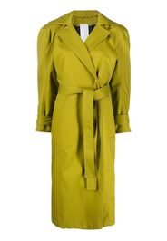 AZ FACTORY long-sleeve belted trench coat - Verde