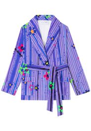 AZ FACTORY VELVET SHAWL COLLAR JACKET - SPLASH PURPLE - Viola