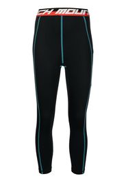 Aztech Mountain Leggings Next To Skin con logo - Nero