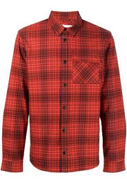 Aztech Mountain Camicia a quadri - Arancione