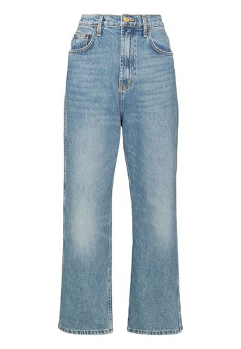 B SIDES cropped denim jeans - Blu