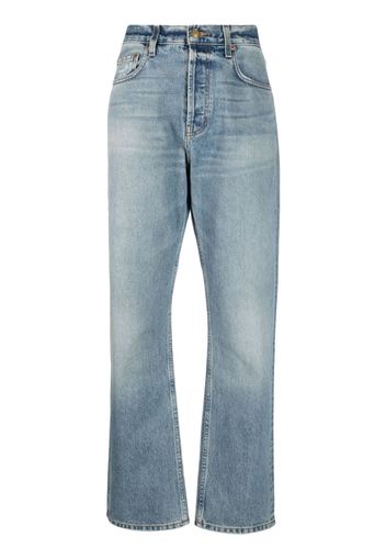 B SIDES straight-leg cotton jeans - Blu