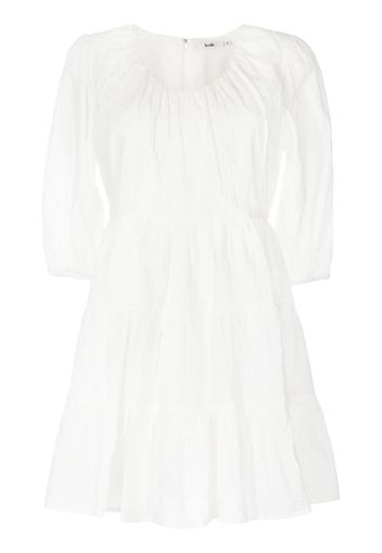 b+ab skater cotton mini dress - Bianco
