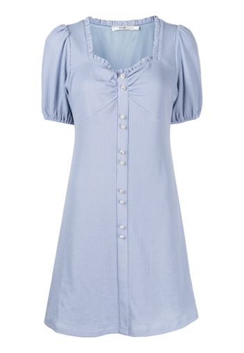 b+ab puff sleeves mini dress - Blu