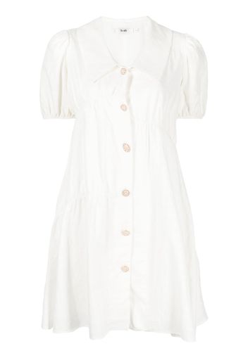 b+ab mini polo dress - Bianco