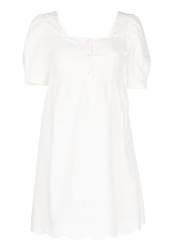 b+ab guipure lace cotton dress - Bianco