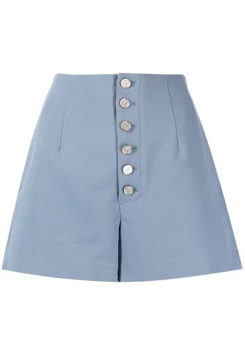 b+ab high-waisted thigh-length shorts - Blu