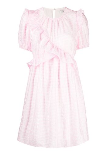 b+ab ruffle-trim dress - Rosa