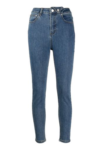 b+ab low-rise skinny jeans - Blu