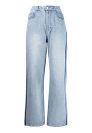 b+ab Jeans dritti a vita alta - Blu