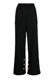 b+ab decorative button-detail trousers - Nero