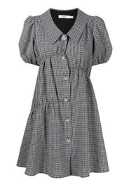 b+ab checked mini polo dress - Nero