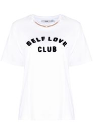 b+ab T-shirt Self Love Club - Bianco