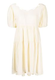 b+ab puff sleeve dress - Giallo