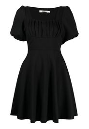 b+ab short-sleeve flared dress - Nero