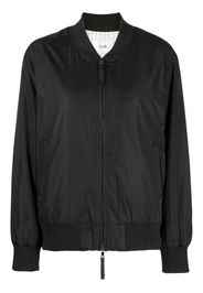 b+ab baseball-collar zip-up bomber jacket - Nero