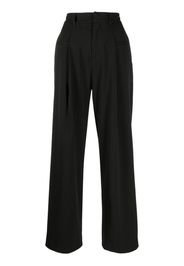 b+ab high-waisted wide-leg trousers - Nero