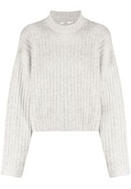 b+ab high-neck drop-shoulder jumper - Grigio