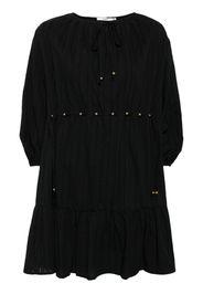 b+ab bead-embellished cotton dress - Nero