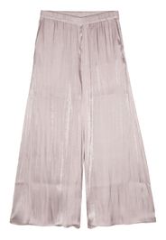 b+ab Pantaloni crop a gamba ampia - Viola