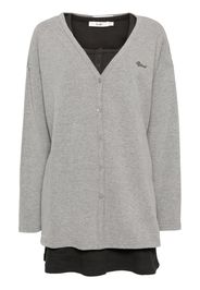 b+ab Cardigan a strati - Grigio